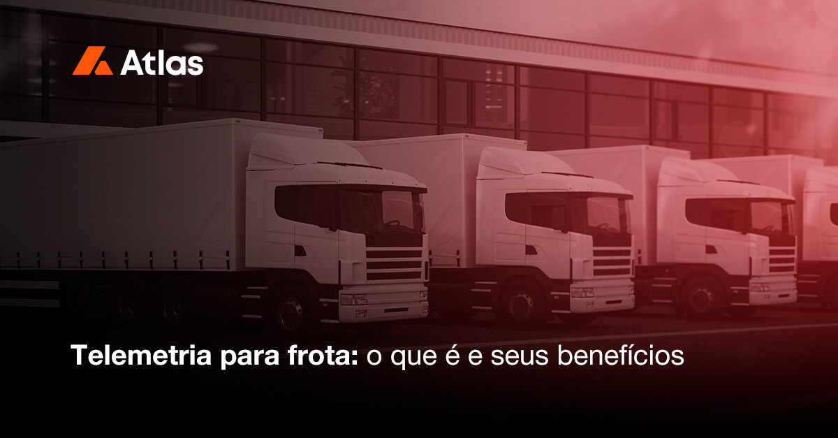Telemetria para frota e a imagem possui o texto Telemetria para frota: o que é e seus benefícios